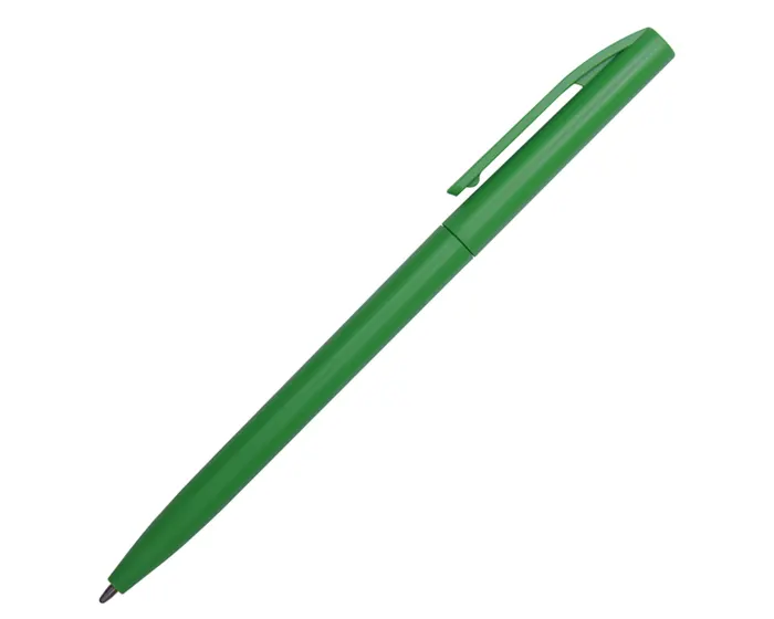 BOLÍGRAFO DE PLÁSTICO PRAGA A2696 VERDE CLARO — clave A2696