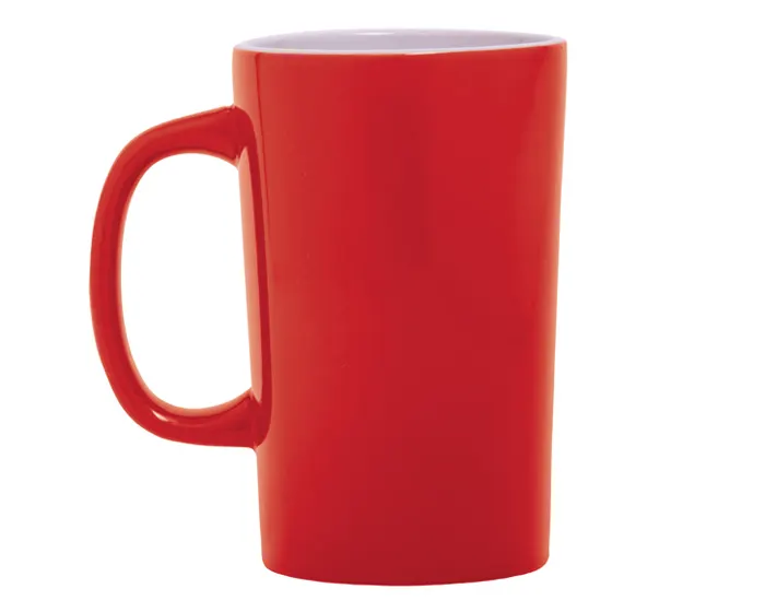 TARRO CÓNICO BICOLOR 15 OZ LATTE A2713 ROJO A2713 Rojo