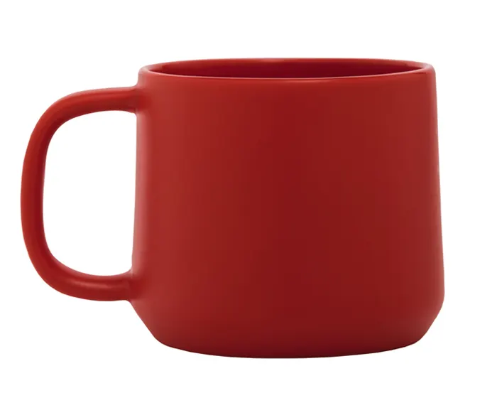 TAZA ACABADO MATE 16 OZ CARAMEL A2714 ROJO A2714 Rojo