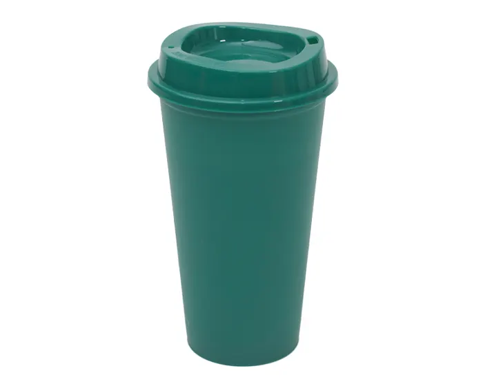 VASO CAFETERO DE PLÁSTICO 473 ML. ALDO A2750 VERDE — clave A2750