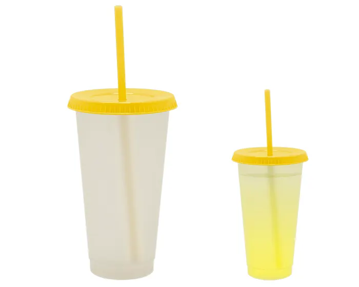 VASO DE PLÁSTICO SNOW A2770 AMARILLO — clave A2770