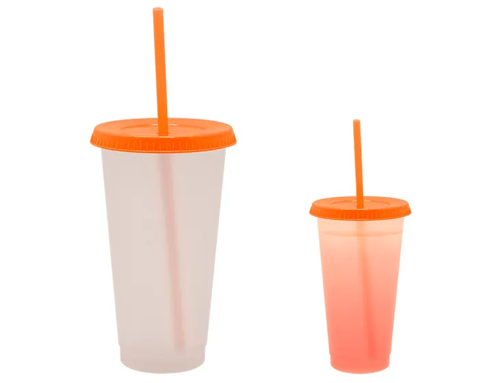VASO DE PLÁSTICO SNOW A2770 NARANJA A2770 Naranja