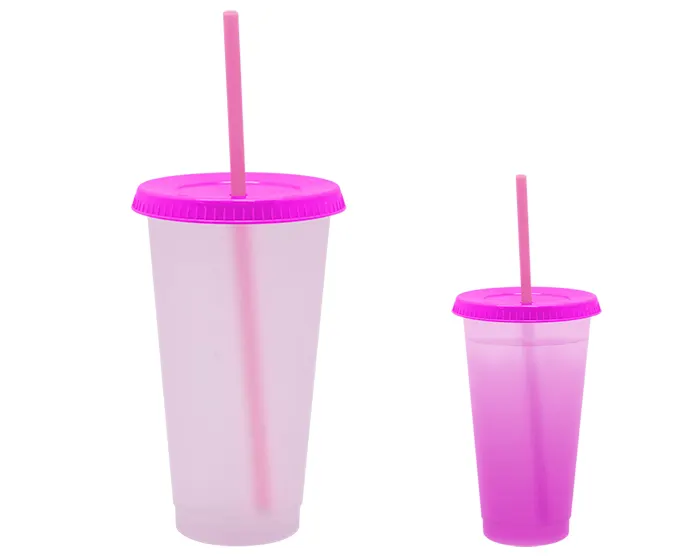 VASO DE PLÁSTICO SNOW A2770 ROSA — clave A2770