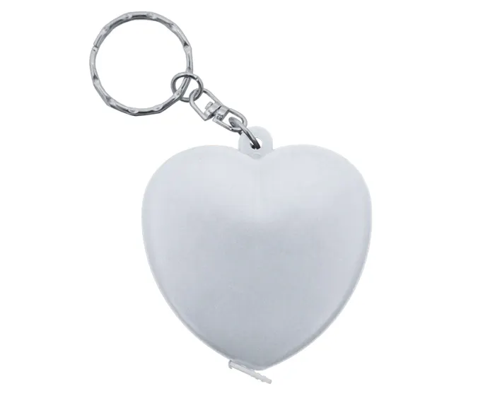 LLAVERO CORAZÓN C/FLEX. 1.50 M. ACTIVE A2774 BLANCO — clave A2774