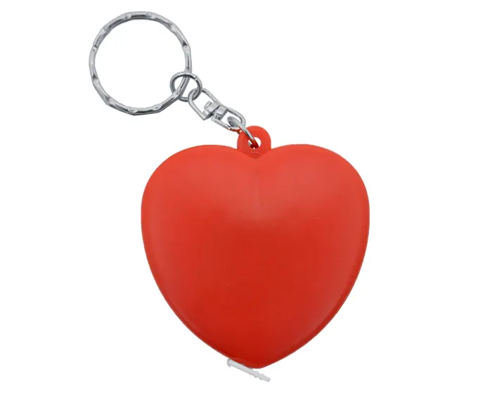 LLAVERO CORAZÓN C/FLEX. 1.50 M. ACTIVE A2774 ROJO A2774 Rojo