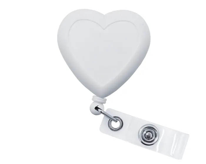 PORTAGAFETE CORAZÓN HERA A2775 BLANCO — clave A2775