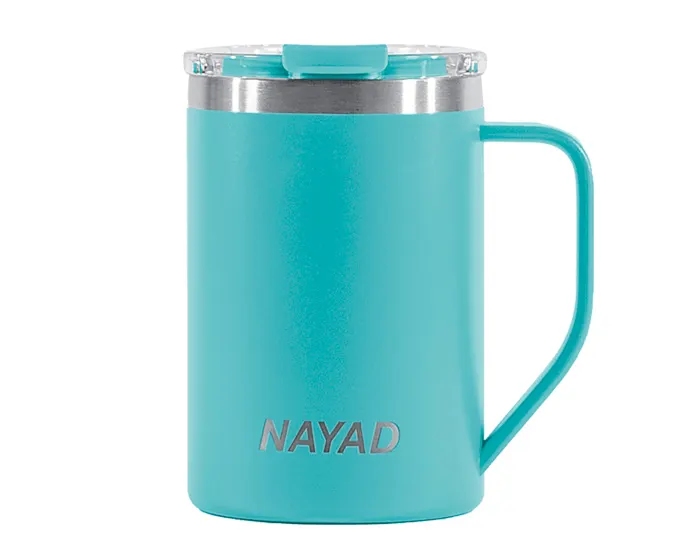 TARRO TÉRMICO DOBLE PARED ACERO INOX. 15 OZ. NAYAD METRO A2777 TURQUESA A2777 Turquesa
