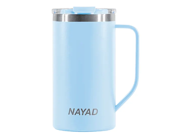 TARRO TÉRMICO DOBLE PARED ACERO INOX. 20 OZ. NAYAD METRO TALL A2778 AZUL CLARO A2778 Azul claro
