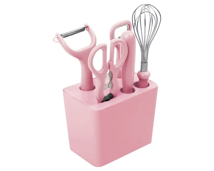 KIT DE COCINA CUTTERS A2786 ROSA — clave A2786