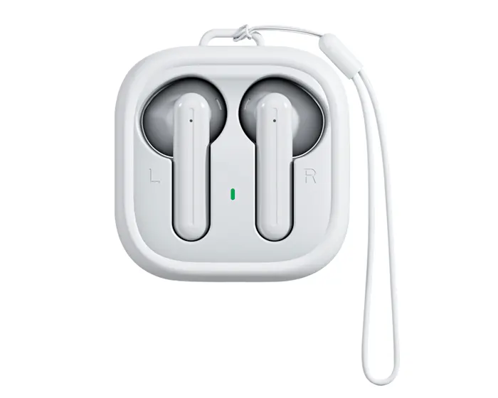 AUDÍFONOS INALÁMBRICOS CON ESTUCHE DE CARGA Y FUNDA DE SILICÓN KAWAI A2829 BLANCO — clave A2829