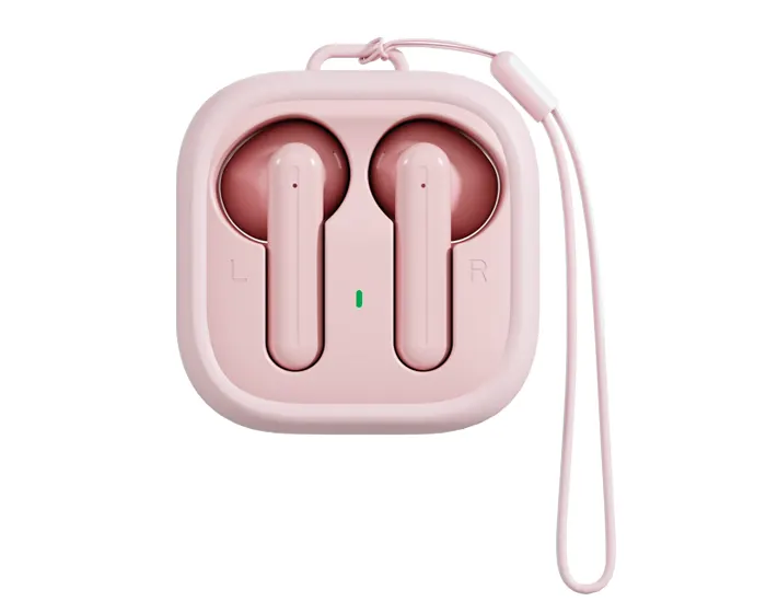 AUDÍFONOS INALÁMBRICOS CON ESTUCHE DE CARGA Y FUNDA DE SILICÓN KAWAI A2829 PALO DE ROSA A2829 Palo de rosa