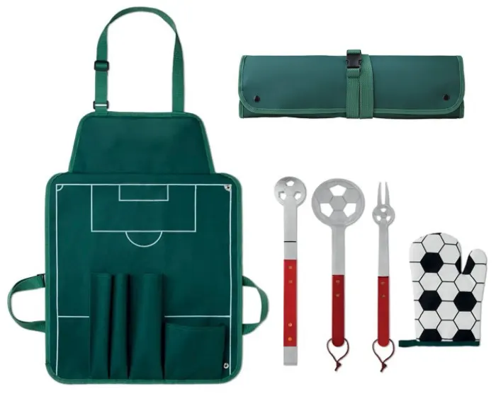 SET DE BBQ GLADIADOR A2839 VERDE — clave A2839