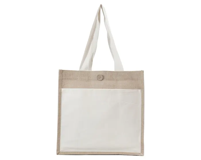 BOLSA DE YUTE /ALGODÓN CAMPESTRE A2848 BLANCO — clave A2848