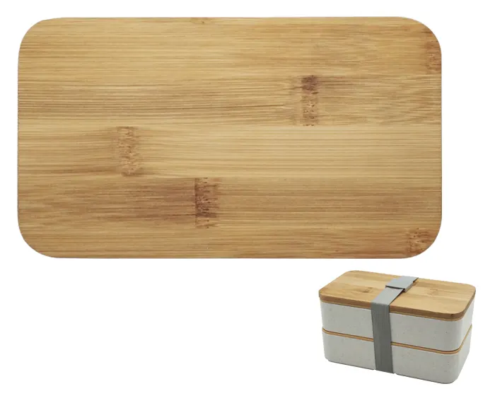 BOX LUNCH BAMBÚ ROBLE A2863 CAFÉ — clave A2863