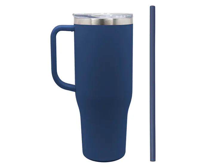 TERMO DE ACERO INOXIDABLE DE 1,200 ML. BARNEY A2915 AZUL MARINO A2915 Azul marino