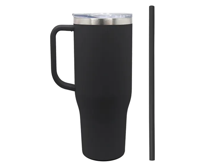 TERMO DE ACERO INOXIDABLE DE 1,200 ML. BARNEY A2915 NEGRO A2915 Negro