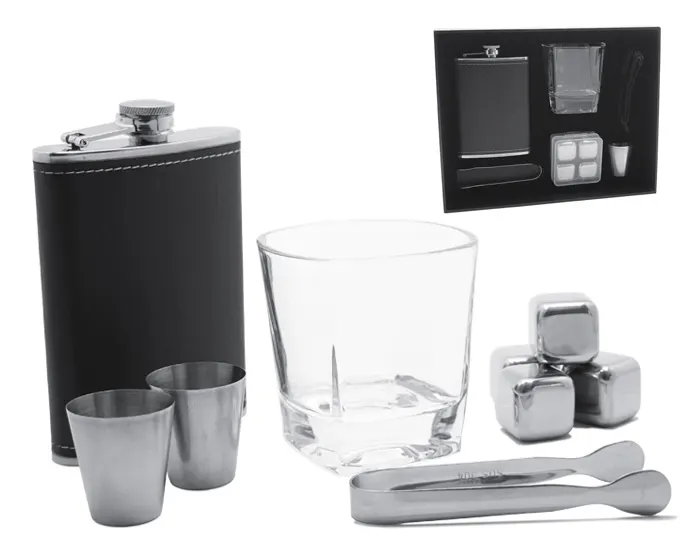 SET DE LICORERA GATSBY A2916 NEGRO — clave A2916