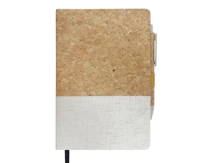 LIBRETA ECOLÓGICA ALCORNOQUE A2923 BLANCO — clave A2923