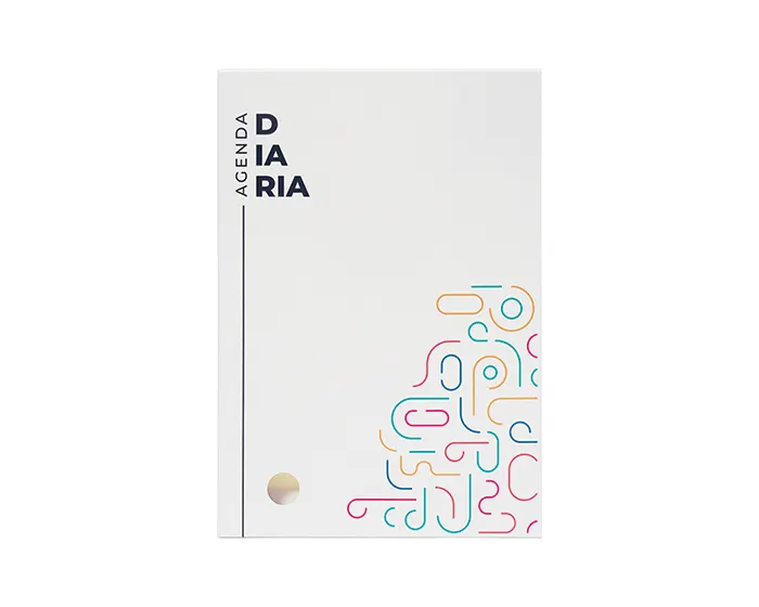 CAJA PARA AGENDA DIARIA NOVACAJA D A2956 BLANCO — clave A2956