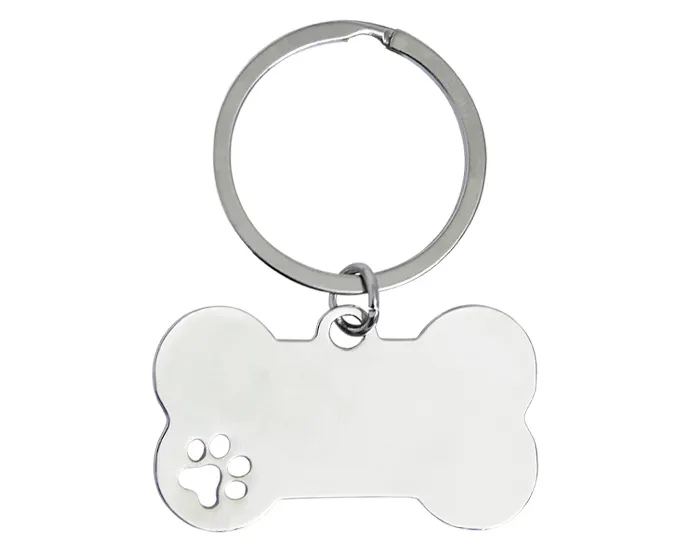 LLAVERO EN FORMA DE HUESO GOOFY A2962 PLATA — clave A2962