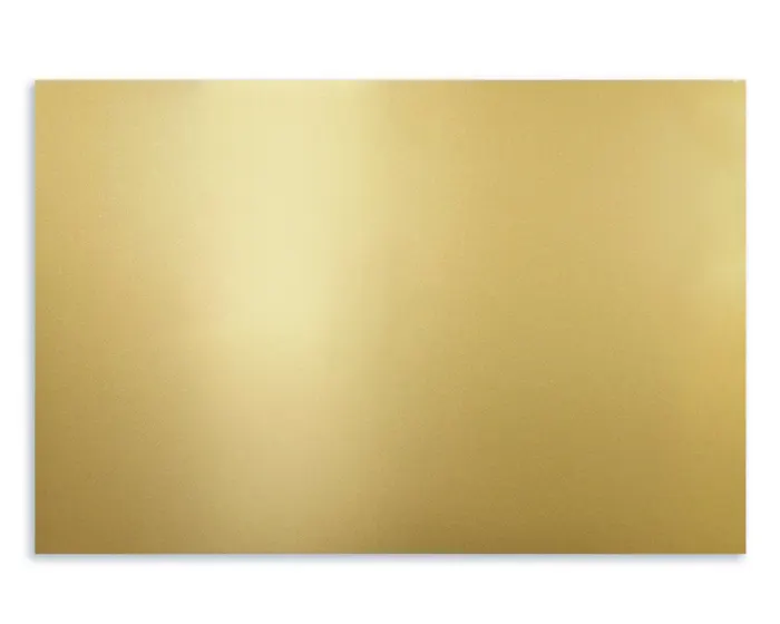 LÁMINA DE ALUMINIO 40*60 BRILLANTE DE SUBLIMACIÓN GLOSSY A2972 ORO — clave A2972