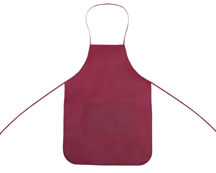 MANDIL DE NON WOVEN CON BOLSA FRONTAL OROPEZA A2979 VINO A2979 Vino