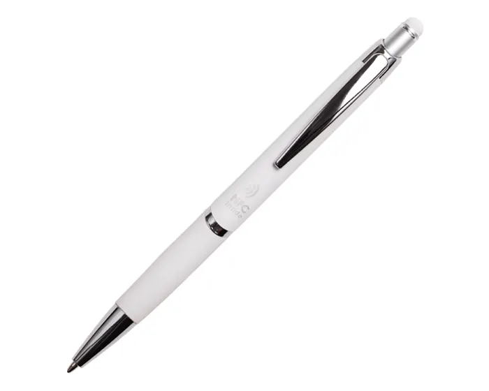 BOLIGRAFO DE ALUMINIO CON CHIP NFC ZANTY A2983 BLANCO — clave A2983