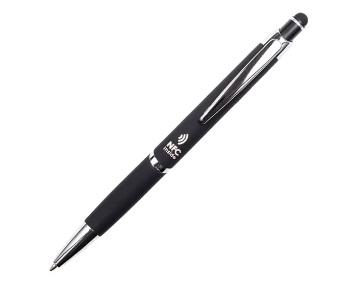 BOLIGRAFO DE ALUMINIO CON CHIP NFC ZANTY A2983 NEGRO A2983 Negro