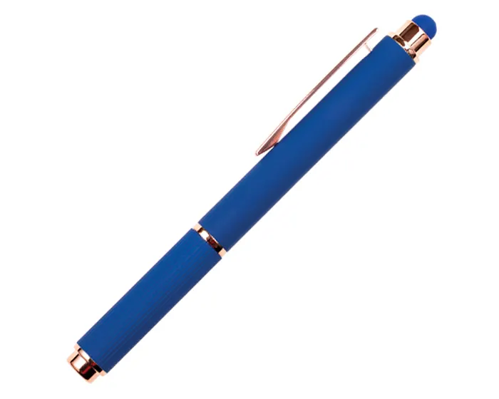 BOLÍGRAFO DE ALUMINIO CON TAPA Y TOUCH SCREEN LOHAN A2985 AZUL A2985 Azul
