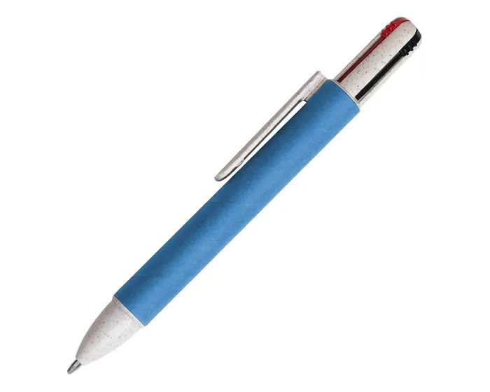 BOLÍGRAFO ECOLÓGICO MULTIFUNCION SPEARS A2986 AZUL CLARO — clave A2986