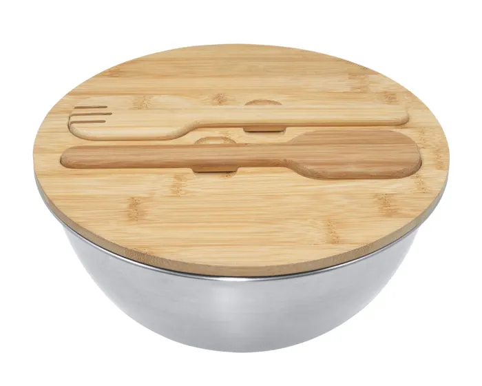 RECIPIENTE CON TAPA Y UTENSILIOS DE BAMBU SAUCE A3010 UNICO — clave A3010