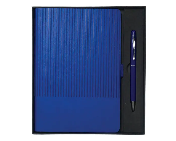 SET DE LIBRETA CON BOLIGRAFO NERUDA A3018 AZUL — clave A3018