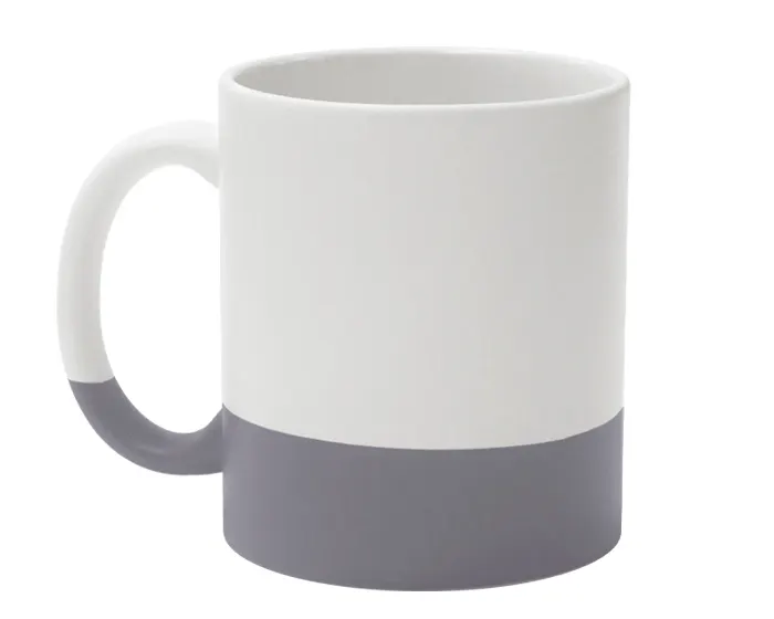 TARRO BICOLOR MATE DE SUBLIMACIÓN 11 OZ GRES A3022 GRIS A3022 Gris