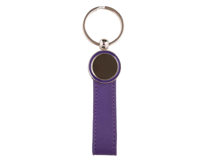 LLAVERO CON CORREA Y PLACA DEXTER A3031 MORADO A3031 Morado