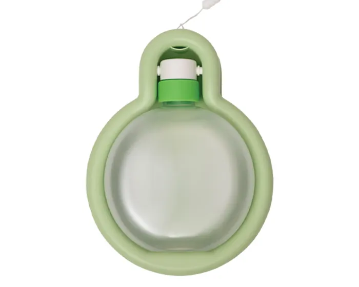 BEBEDERO PLEGABLE PARA MASCOTAS DOGGY A3034 VERDE CLARO — clave A3034