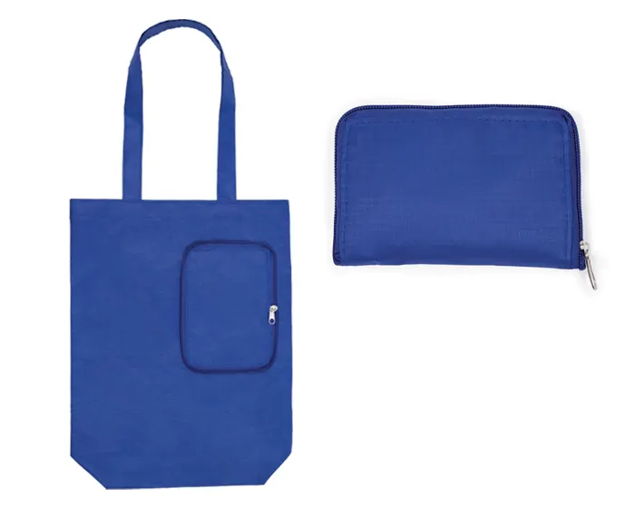 BOLSA MULTIFUNCIONAL PLEGABLE CON CIERRE SHARON A3041 AZUL A3041 Azul