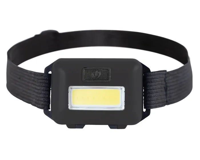 LÁMPARA FRONTAL LED DE PLÁSTICO MINERO A3044 NEGRO — clave A3044