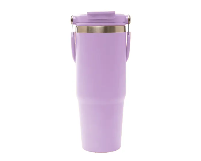 TERMO DE ACERO INOXIDABLE DE 900 ML. KARRY A3049 LILA A3049 Lila