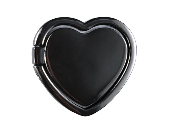 ANILLO CON SOPORTE PARA CELULAR EN FORMA DE CORAZÓN LOVER A3087 GRIS — clave A3087
