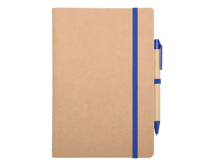 LIBRETA ECOLOGICA C/BOLIGRAFO AULEX A3095 AZUL A3095 Azul