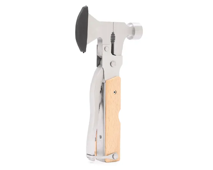 MULTI HERRAMIENTA PLEGABLE DE MADERA LEÑADOR A3101 PLATA — clave A3101