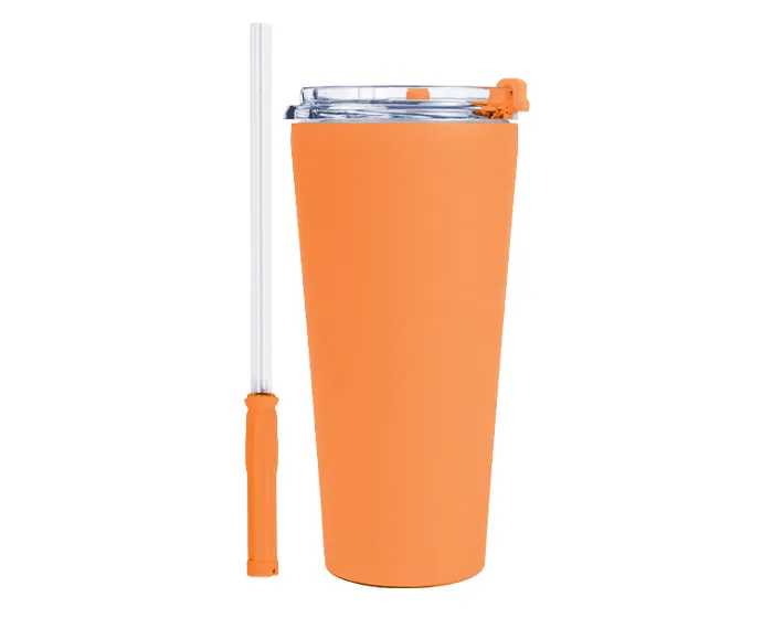 TERMO DE ACERO INOXIDABLE DE 900 ML. MEGA DINO A3104 NARANJA — clave A3104