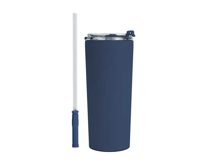 TERMO DE ACERO INOXIDABLE DE 600 ML. DINO A3105 AZUL MARINO A3105 Azul marino