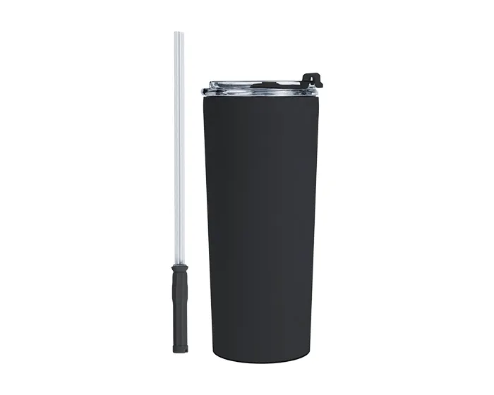 TERMO DE ACERO INOXIDABLE DE 600 ML. DINO A3105 NEGRO A3105 Negro
