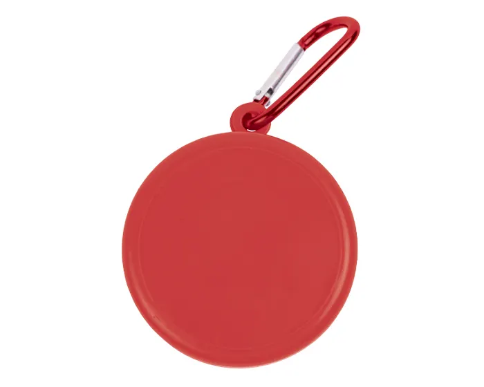 VASO PLEGABLE CON PASTILLERO PILDORA A3106 ROJO — clave A3106