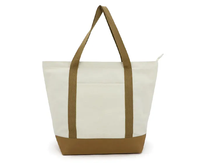 BOLSA DE POLI ALGODÓN TULUM A3115 CAFÉ — clave A3115