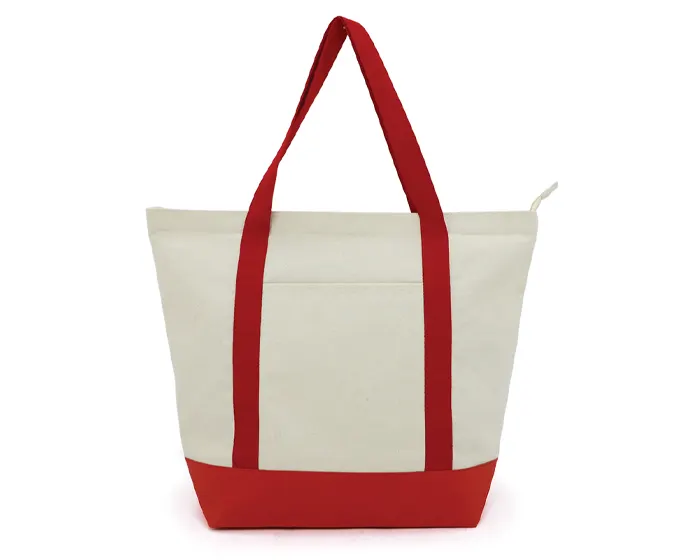 BOLSA DE POLI ALGODÓN TULUM A3115 ROJO — clave A3115