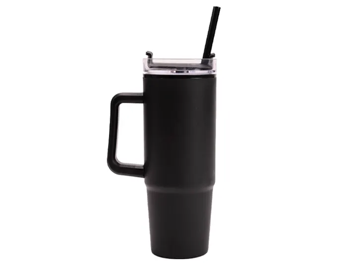 TERMO DE PLÁSTICO DE 800 ML. CARIBE A3119 NEGRO — clave A3119
