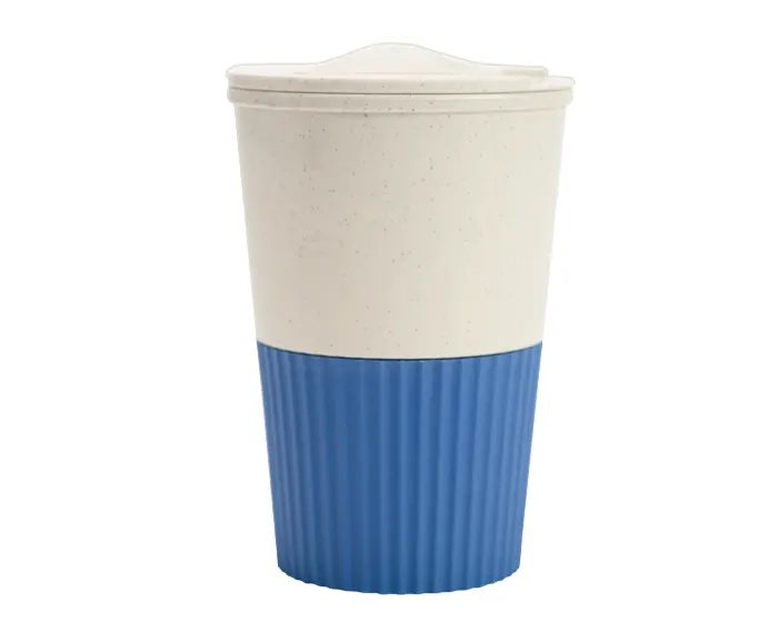 VASO DE FIBRA DE TRIGO CAP. 380 ML. COFFY A3120 AZUL A3120 Azul