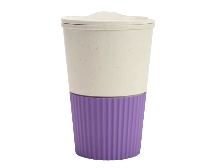 VASO DE FIBRA DE TRIGO CAP. 380 ML. COFFY A3120 MORADO A3120 Morado